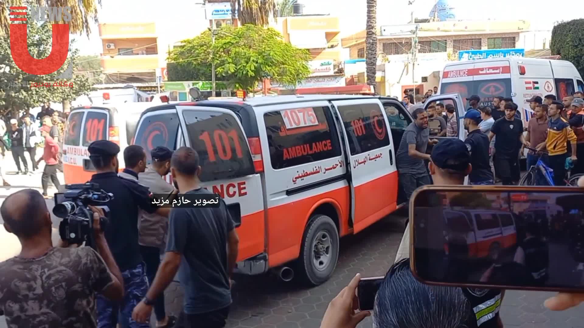 نقل إصابات إلى مستشفى شهداء الأقصى بعد استهداف الاحتلال لحي سكني في دير البلح