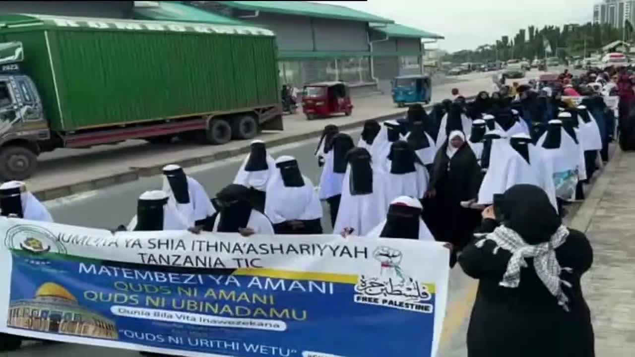 مسيرات حاشدة إحياءً ليوم القدس العالمي في تنزانيا