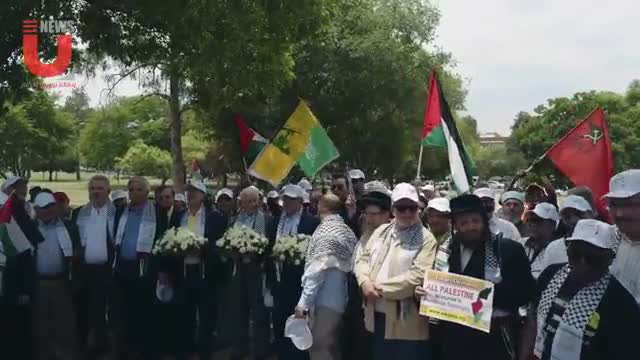 احياء الذكرى العاشرة لرحيل نيلسون منديلا ووقفة دعم لفلسطين
