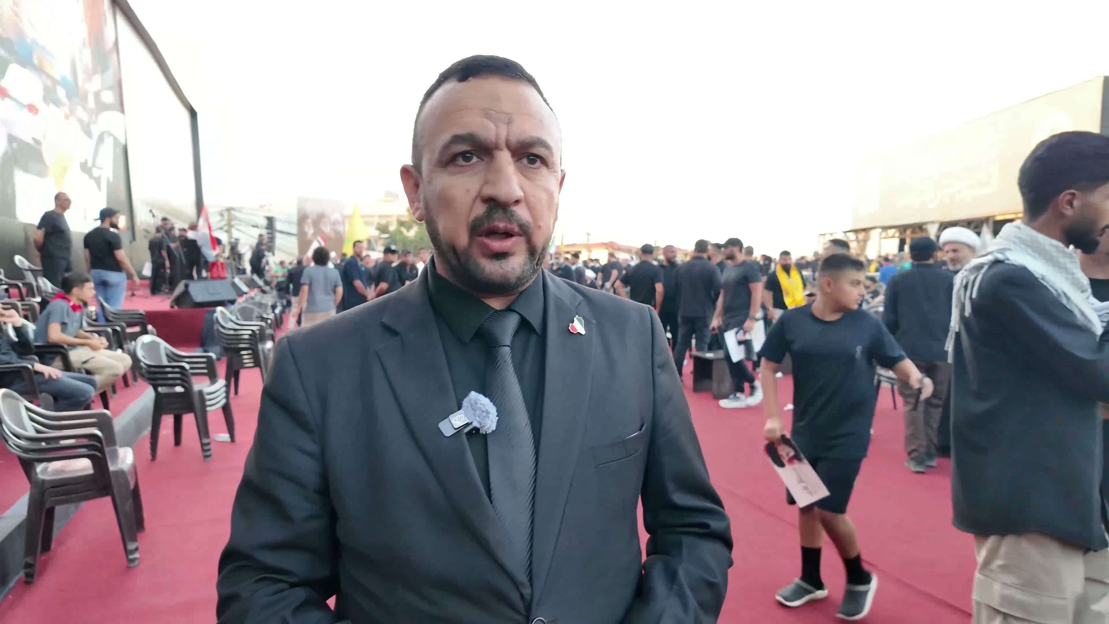 برلمانيون عراقيون من مرقد السيد نصر الله: باقون على عهد المقاومة