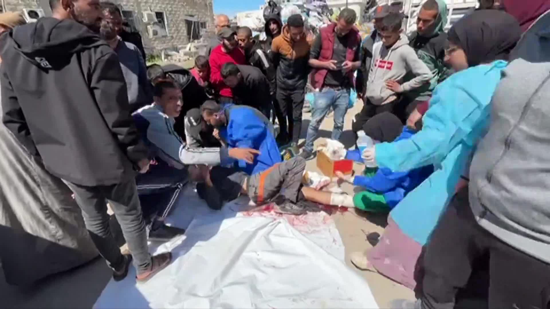 Seven Palestinians Killed in Gaza as Israeli Forces Target Civilians Waiting for Aid