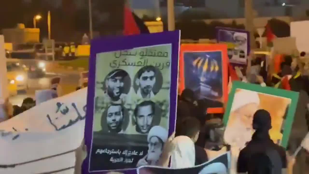 حراك متصاعد.. تظاهرة في الدراز للمطالبة بالإفراج الفوري عن معتقلي الرأي في سجون النظام