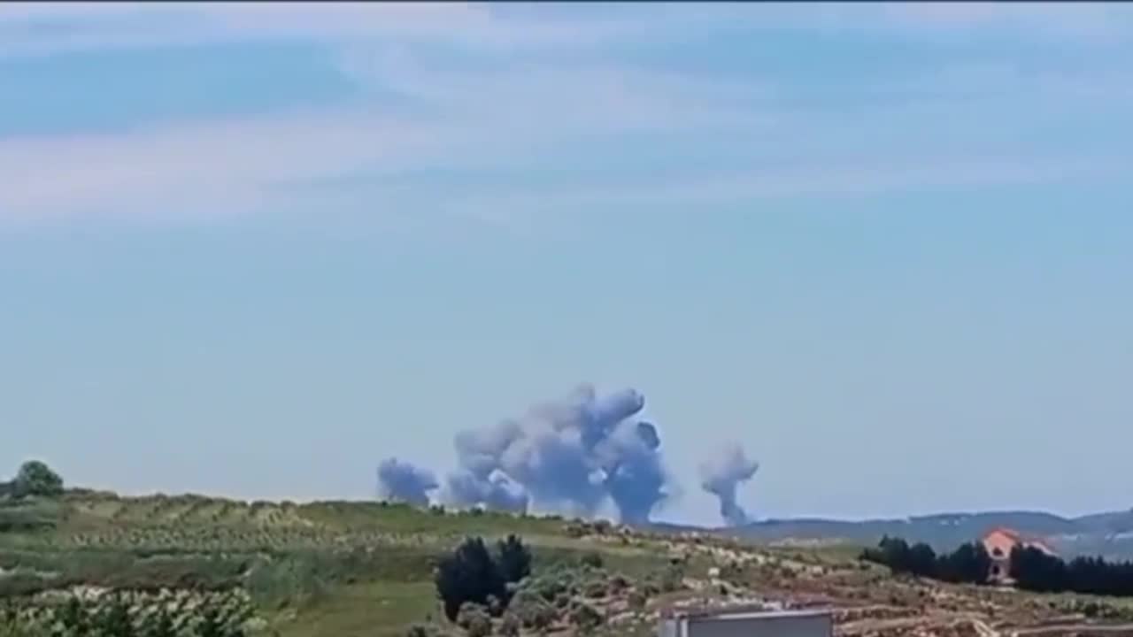 جيش الاحتلال ينفذ سلسلة غارات على عدد من البلدات والمناطق الحدودية في الجنوب
