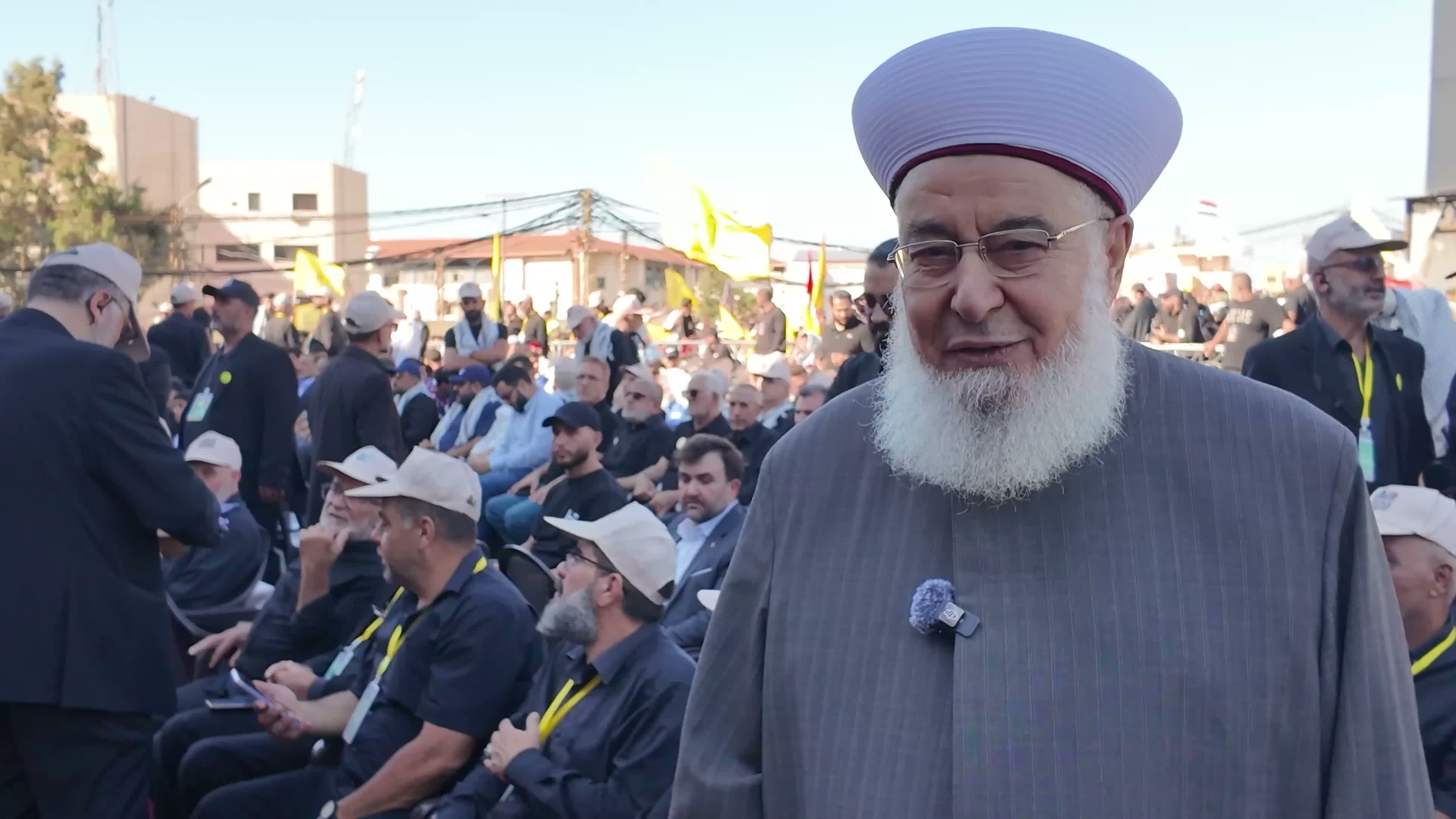 رئيس مجلس الأمناء في تجمع العلماء المسلمين: باقون على عهد السيد نصر الله حتى تحرير فلسطين ودحر الاحتلال