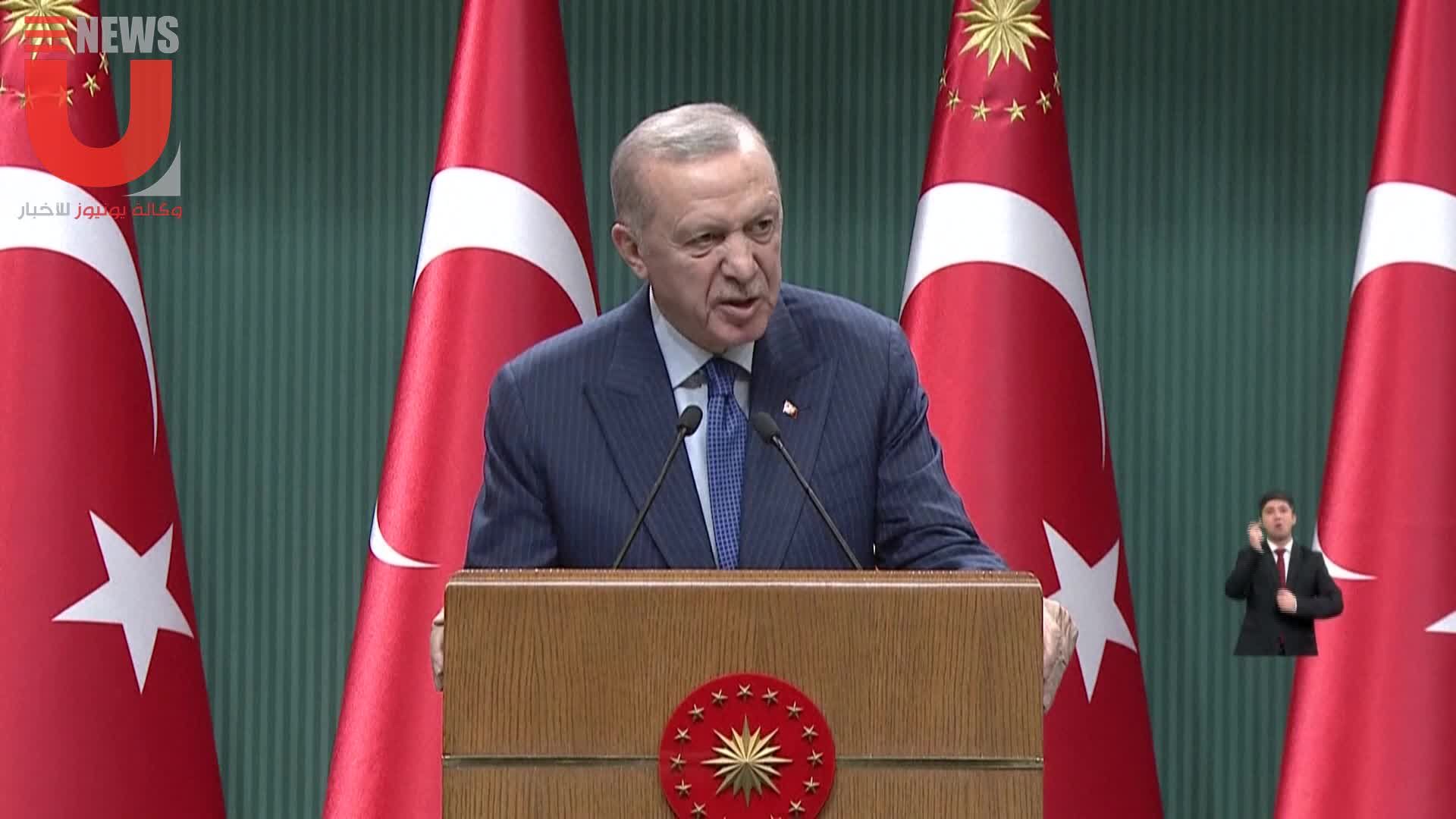 أردوغان: تركيا ستعيد فتح معبر حدودي مع سوريا لتسهيل عودة اللاجئين