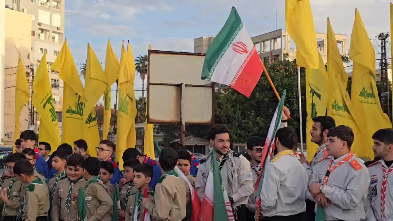 صور میں ایران اور قائد انقلاب کے خلاف گستاخانہ مہم کے خلاف پرامن احتجاجی ریلی
